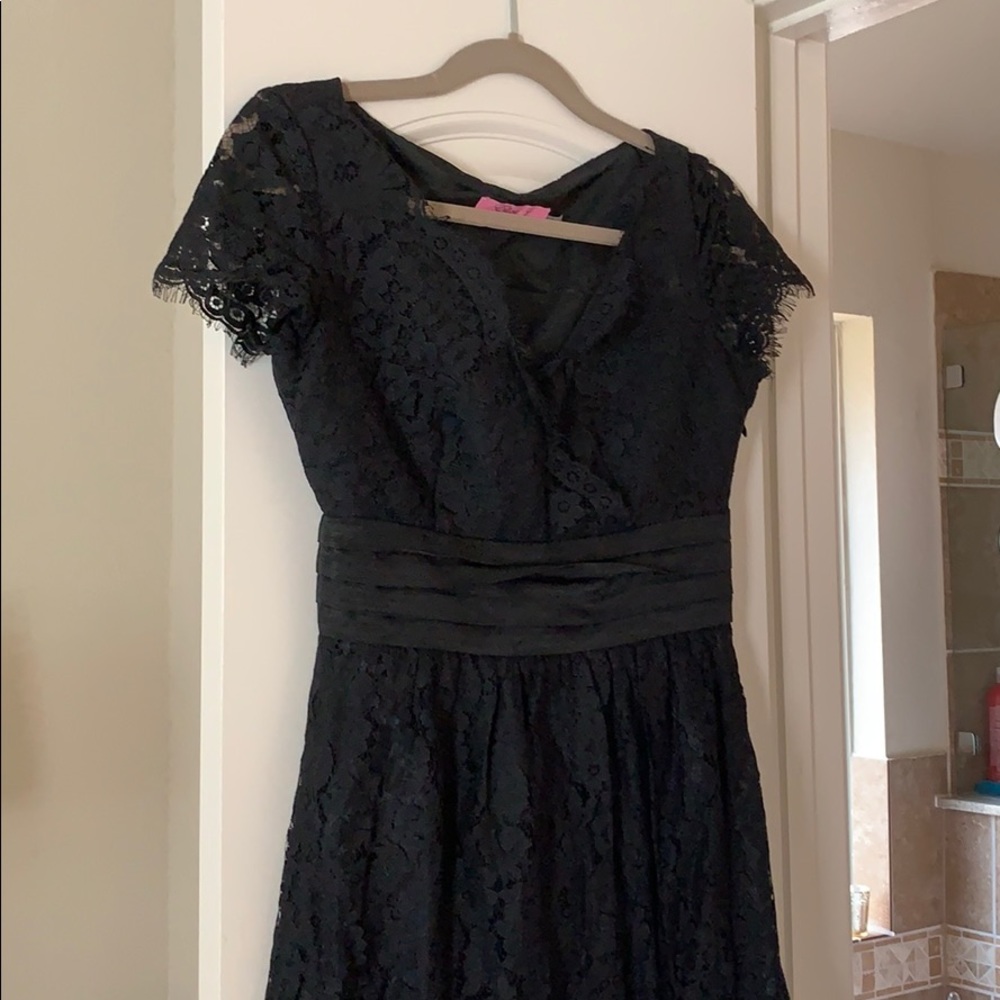 Black lace Eliza J dress